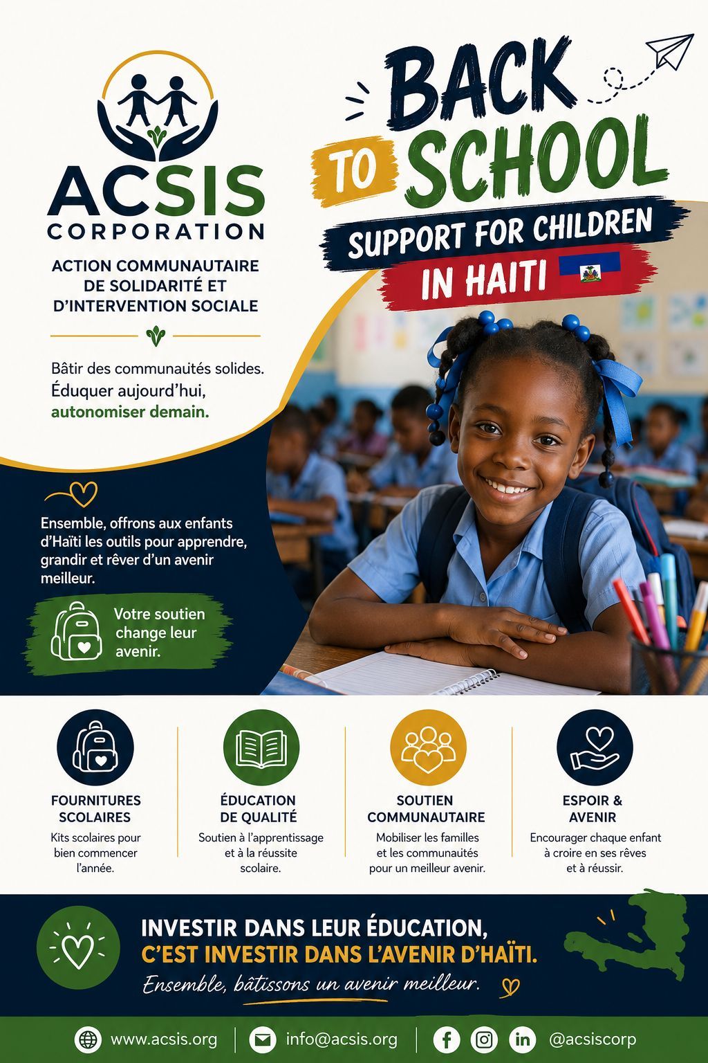 Back-to-school support for children in Haiti